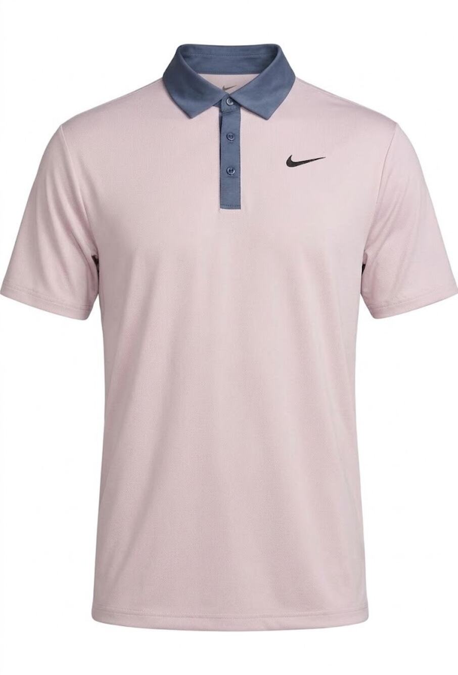 Nike Dri-FIT Tour Contrast Golf Polo Platinum Violet Purple Small